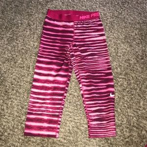 Nike pro Capri print running tight